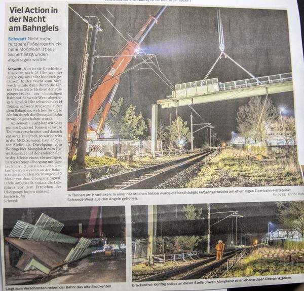 Auftragsarbeit für den Lokalteil der Märkischen Oderzeitung im März 2020